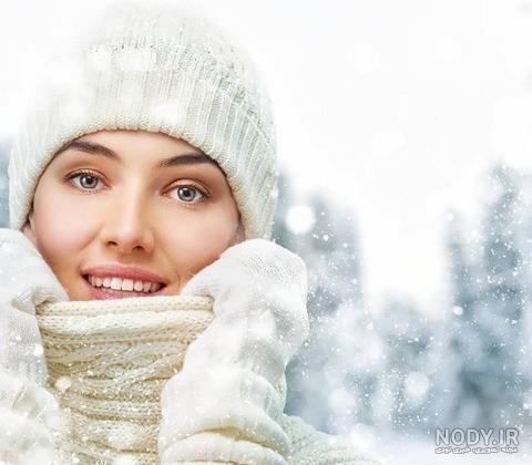  عکس دختر زمستانی فانتزی