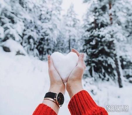  عکس دختر زمستانی فانتزی