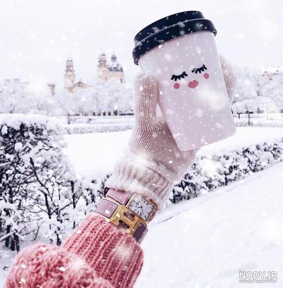  عکس دختر زمستانی فانتزی