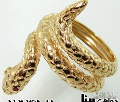 انگشتر طلا بزرگ زنانه مجلسی
