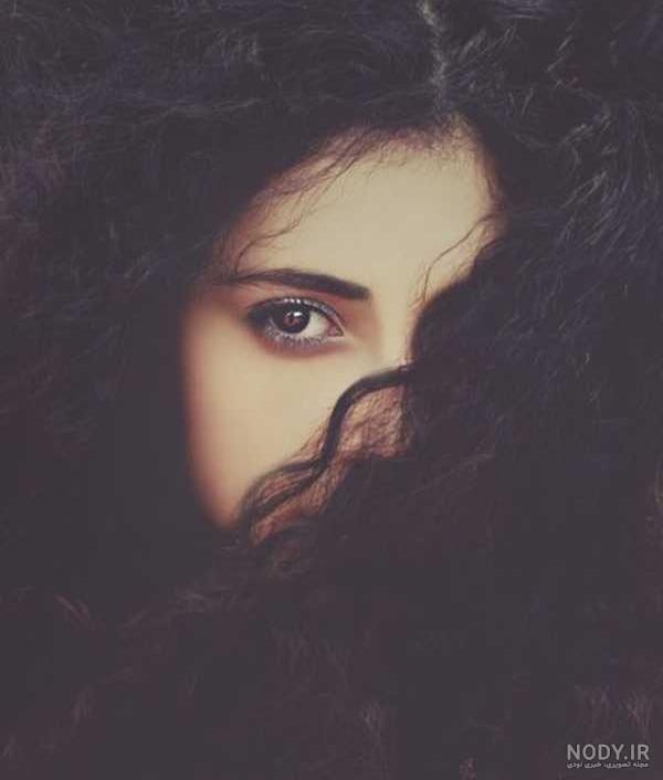 عکس خفن عکس دختر مو مشکی و چشم مشکی