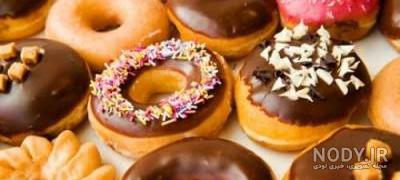 شیرینی حلقه ای دارچینی شیرینی حلقه ای دارچینی