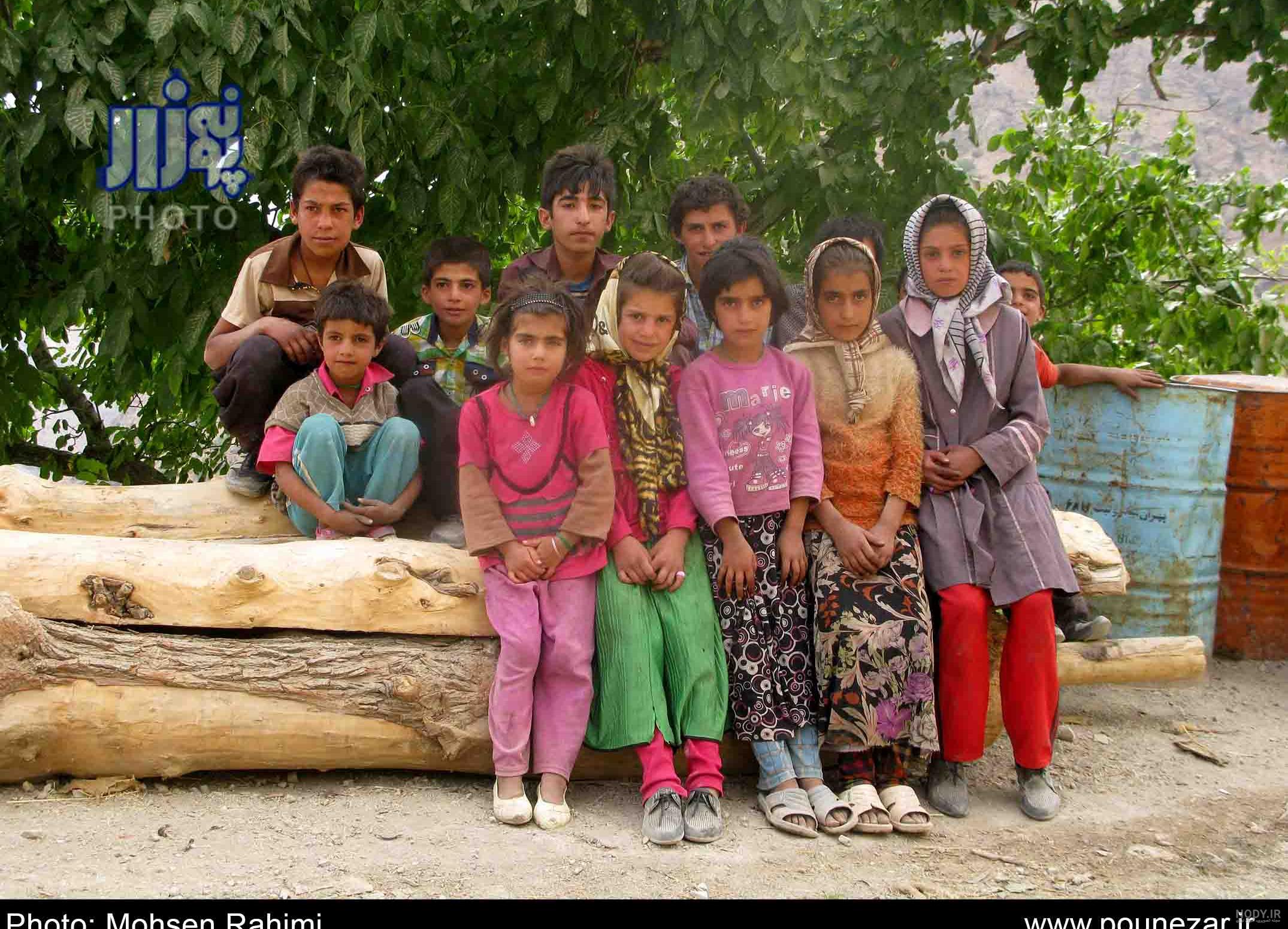 عکس دختر بچه روستایی