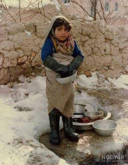 عکس دختر در روستا برای پروفایل