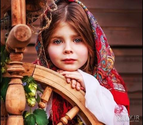 عکس دختر روستایی در طبیعت