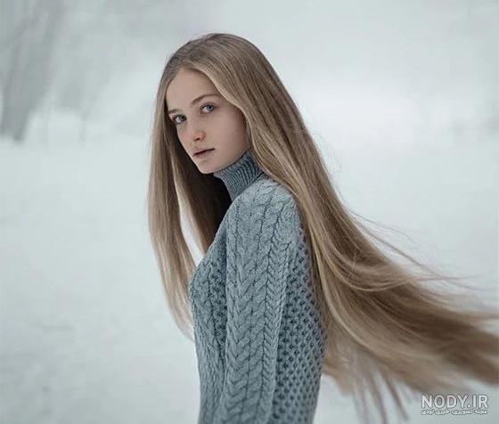عکس دختر مو بلوند ایرانی برای پروفایل