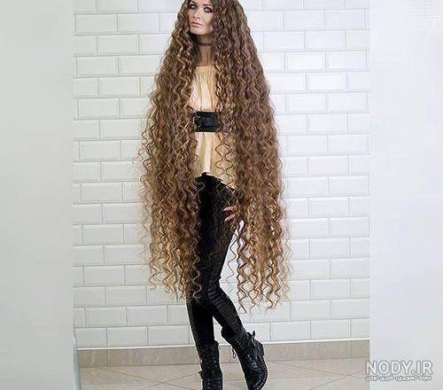 عکس مو بلند طبیعی