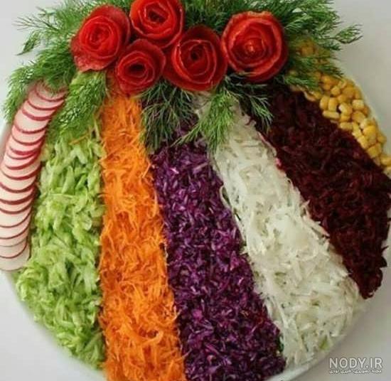 آموزش تزیین سالاد کاهو ساده و شیک آموزش تزیین سالاد کاهو ساده و شیک