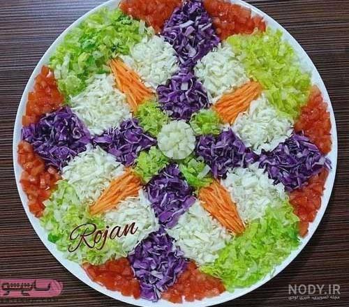 ایده ی تزیین سالاد کاهو ایده ی تزیین سالاد کاهو