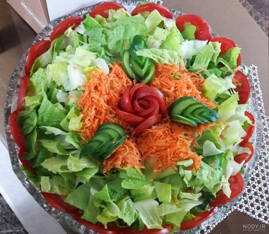 سالاد کاهو مجلسی سالاد کاهو مجلسی