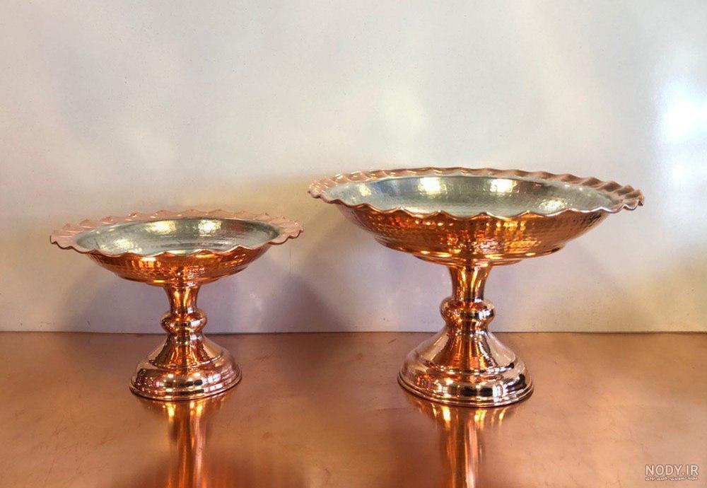 شیرینی خوری مسی سه پایه