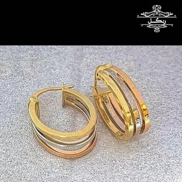 گوشواره حلقه ای طلا گوشواره حلقه ای طلا