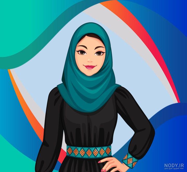 عکس دختر با حجاب فانتزی