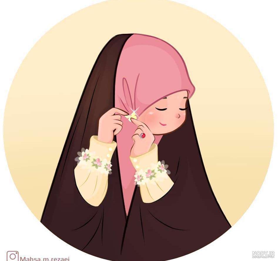 عکس دختر چادری با تفنگ
