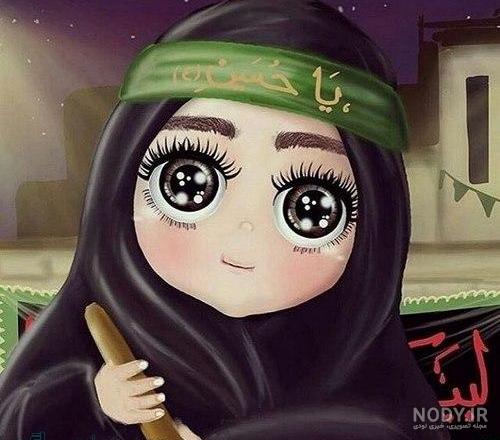 عکس پروفایل دخترونه فانتزی عروسکی با حجاب