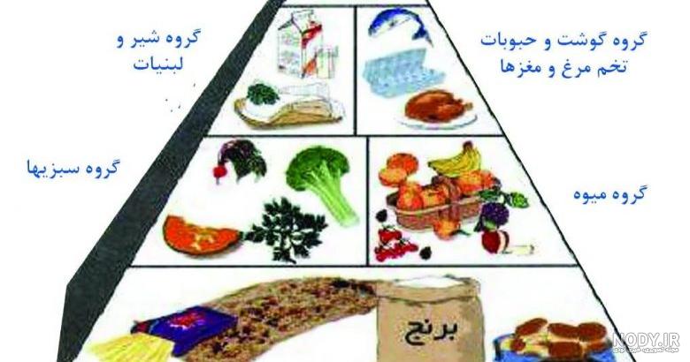 گروه مواد غذایی سوم دبستان