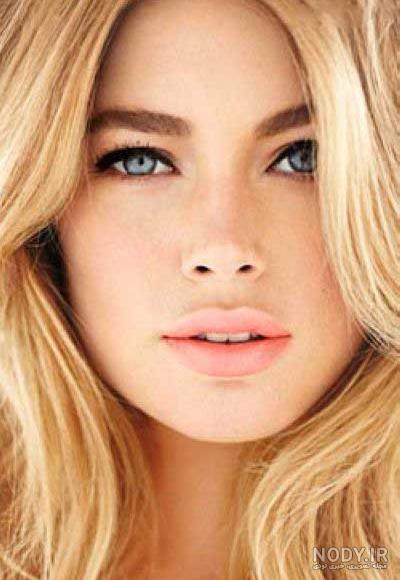 عکس دختر چشم آبی ایرانی با حجاب