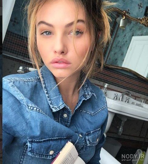 عکس خفن عکس دختر چشم آبی با موهای طلایی