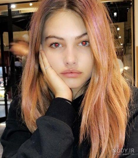 عکس خفن عکس دختر چشم آبی با موهای طلایی