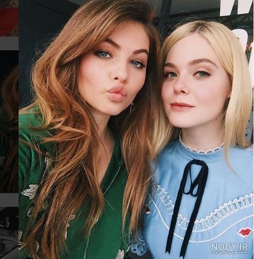 عکس دختر چشم آبی ایرانی با حجاب