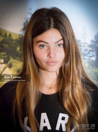 عکس دختر چشم آبی ایرانی با حجاب