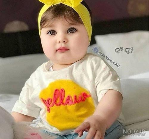 عکس دختر بچه مو مشکی