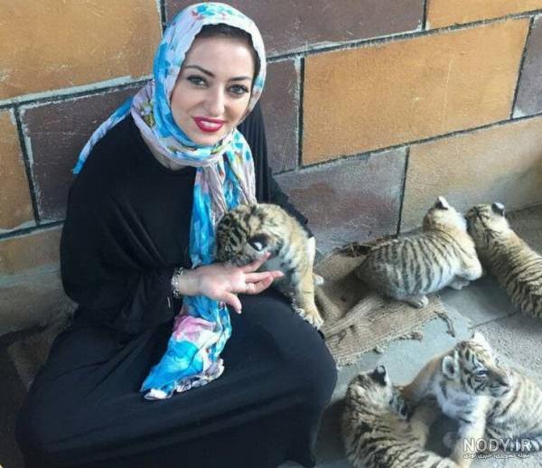 عکس پلنگ نفیسه روشن