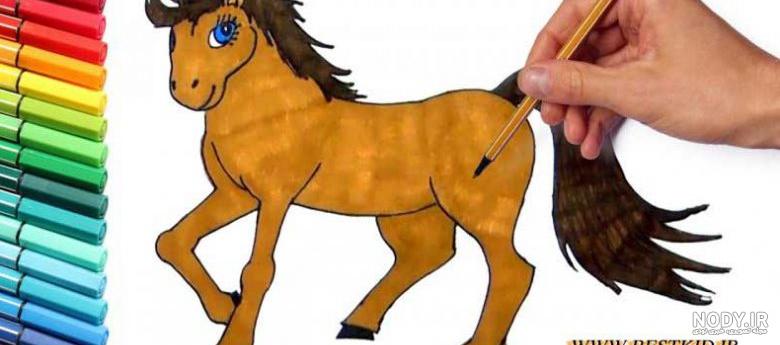 آموزش نقاشی اسب در حال دویدن آموزش نقاشی اسب در حال دویدن