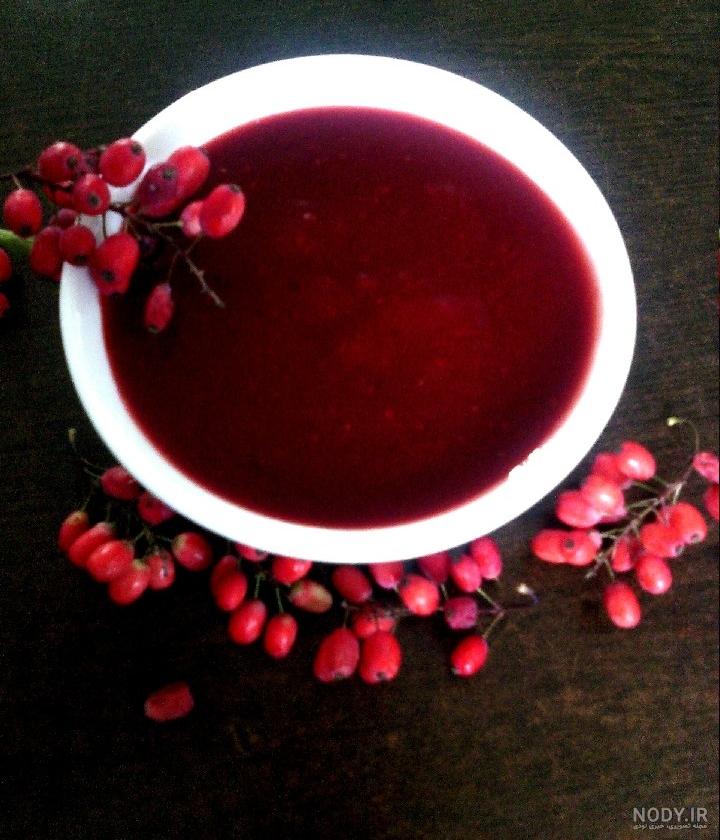 رب زرشک با زرشک تازه