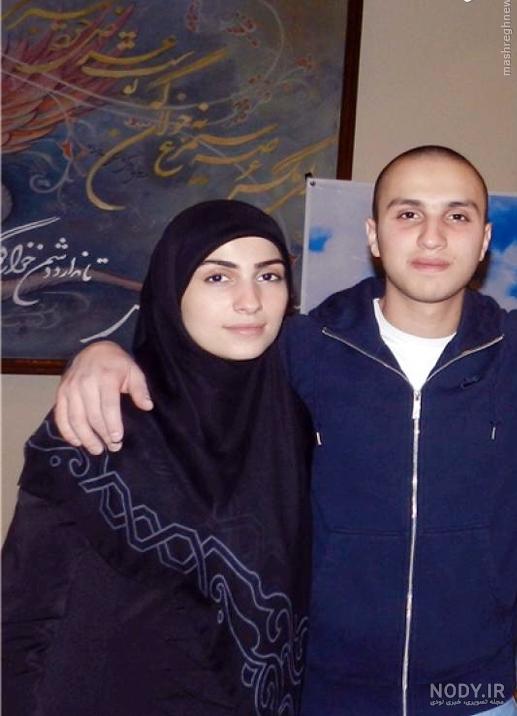 عکس شهید جهاد مغنیه و همسرش
