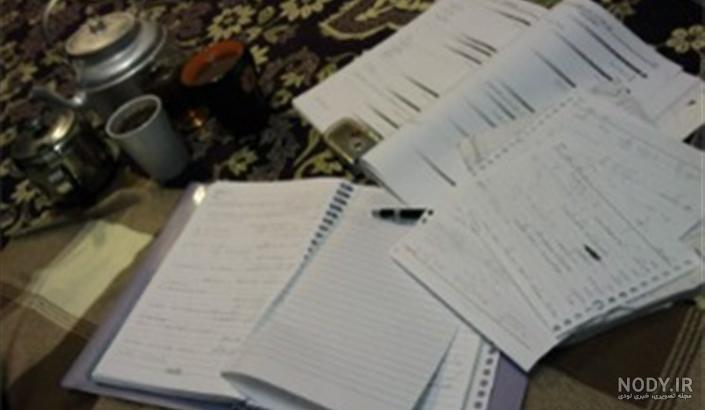 عکس شب امتحانی دخترونه