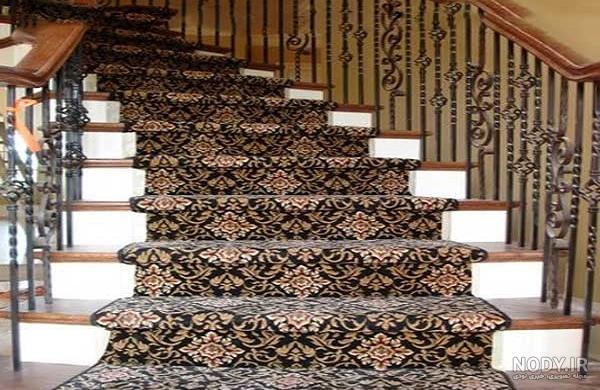 عکس موکت فرش راه پله