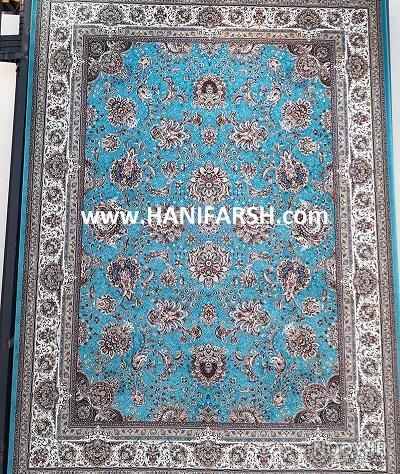 فرش آبی تیره