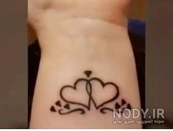 تاتو روی گردن زنانه تاتو روی گردن زنانه