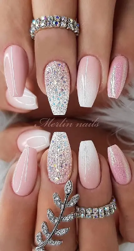 طرح ناخن دخترانه ساده
