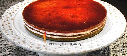 طرز تهیه کیک آلبالویی با مربا آلبالو