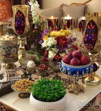عکس سفره هفت سین کارتونی عکس سفره هفت سین کارتونی