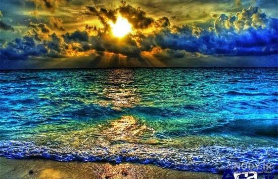 عکس گل و دریا عکس گل و دریا