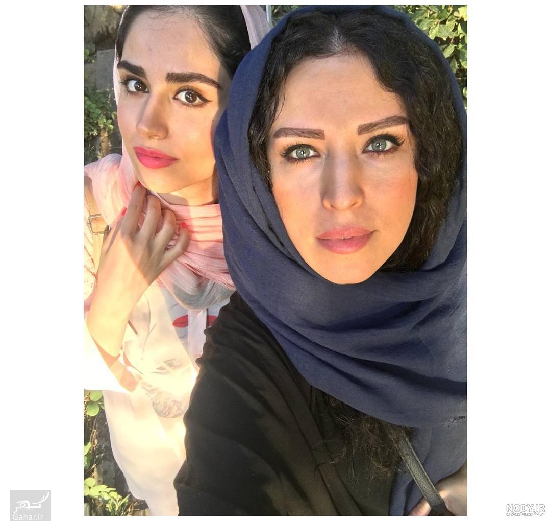هانیه غلامی و مادرش