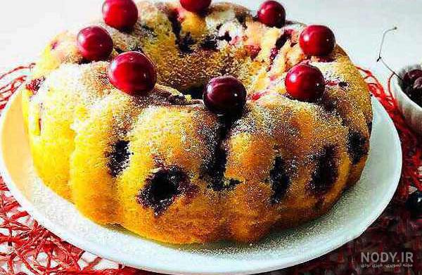 کیک آلبالویی با ماست