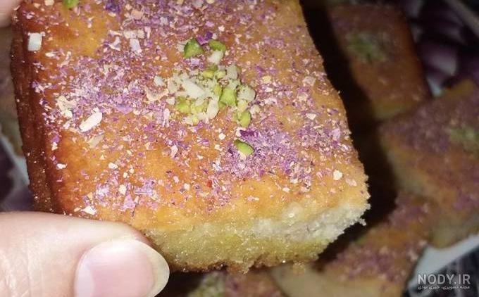 کیک شربتی با گردو کیک شربتی با گردو