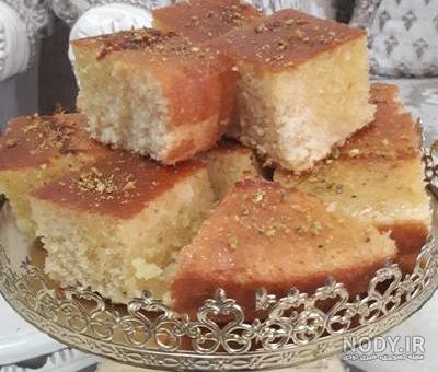 کیک شربتی دونفره کیک شربتی دونفره