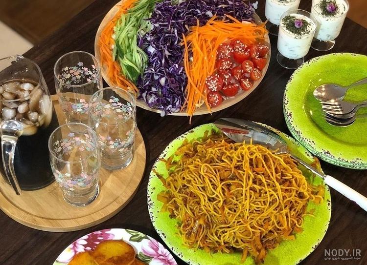 عکس از غذا ماکارونی