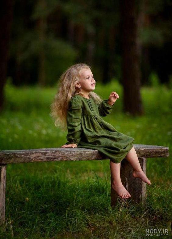 عکس تولد دختر بچه در طبیعت