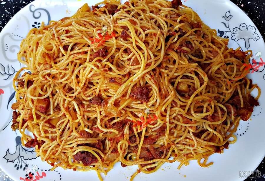 عکس غذا ماکارونی