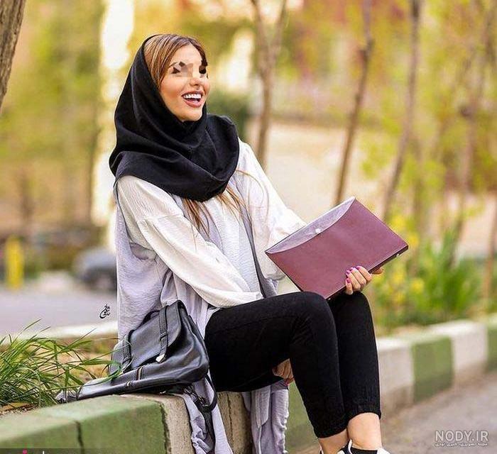 ژست عکاسی دخترانه ساده