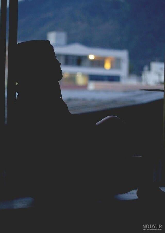 عکس دختر تنها در غروب عکس دختر تنها در غروب