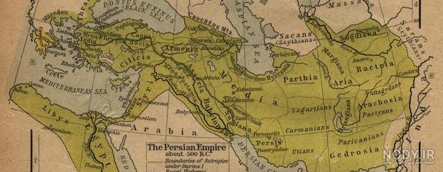 نقشه ایران قدیم با کیفیت بالا نقشه ایران قدیم با کیفیت بالا