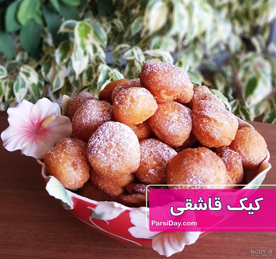 کیک قاشقی با آب
