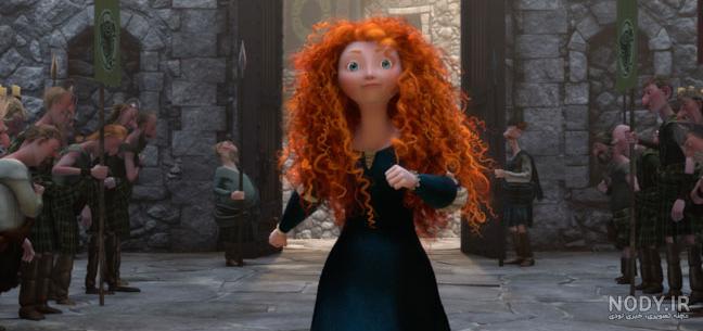  عکس دختر مو قرمز کارتونی